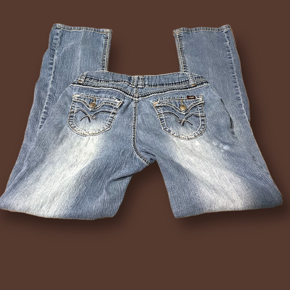 angels | y2k mid rise jeans